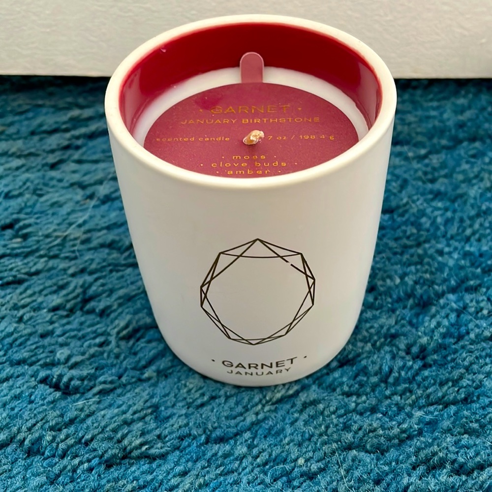 January Birthstone Scented Candle